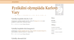 Desktop Screenshot of kvary.fyzikalniolympiada.cz