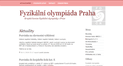 Desktop Screenshot of praha.fyzikalniolympiada.cz