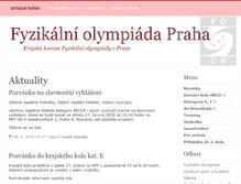 Tablet Screenshot of praha.fyzikalniolympiada.cz
